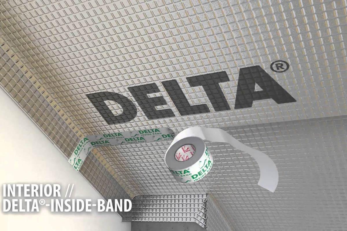 Лента DELTA®-INSIDE-BAND I60 односторонняя для пароизоляции рулон 0,06 х 40м — изображение 3